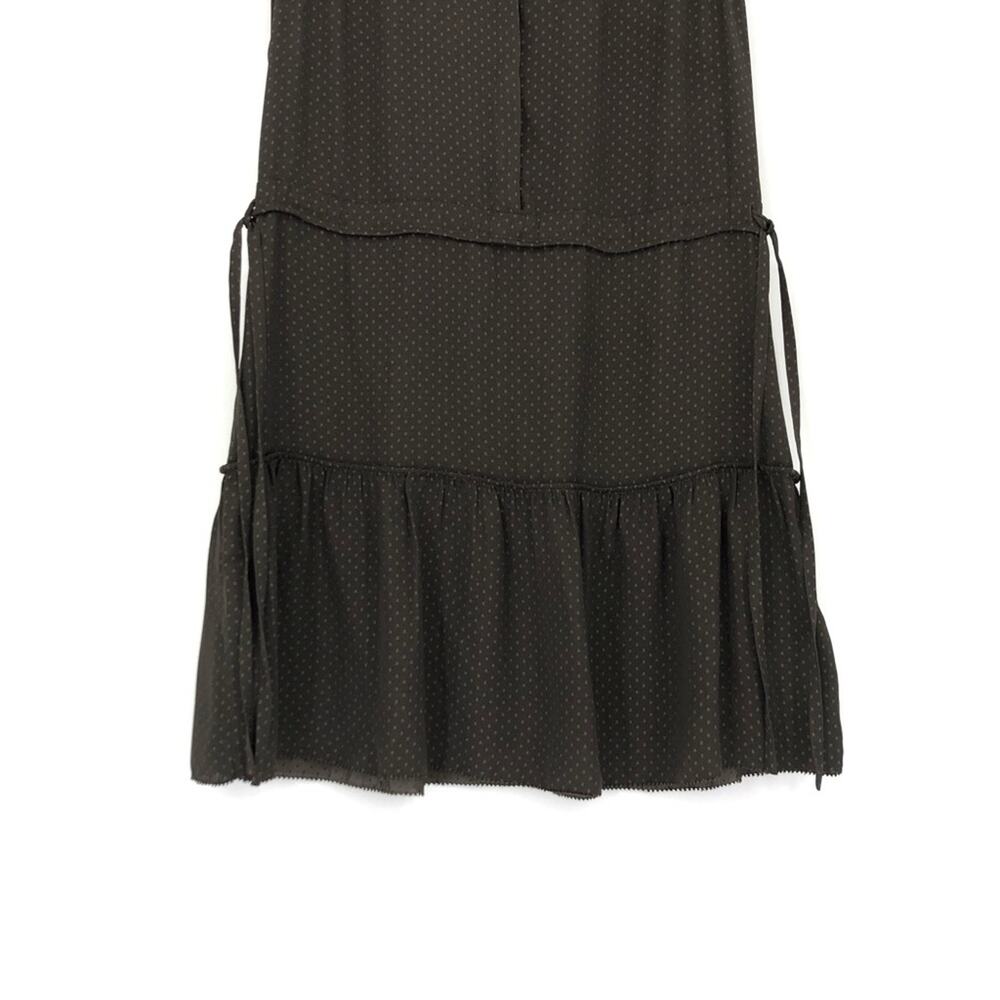 ALLSAINTS Lin Polka Dot Mini Dress Green Brown 0 - Picture 3 of 12
